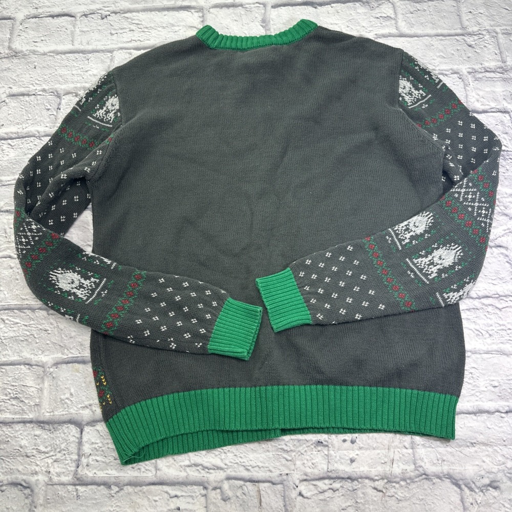 Game of Thrones Ugly Christmas Sweater Large Tis The Last Season 100% Cotton - Picture 8 of 8